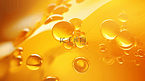 金色生物分子精华气泡背景24