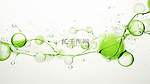绿色生物分子胶体图片背景14