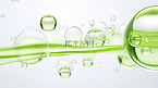 绿色生物分子胶体图片背景8