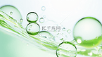 绿色生物分子胶体图片背景3