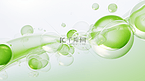 绿色生物分子胶体图片背景22