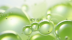 绿色质感液体水珠背景15