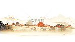 中国古代建筑古典工笔画5