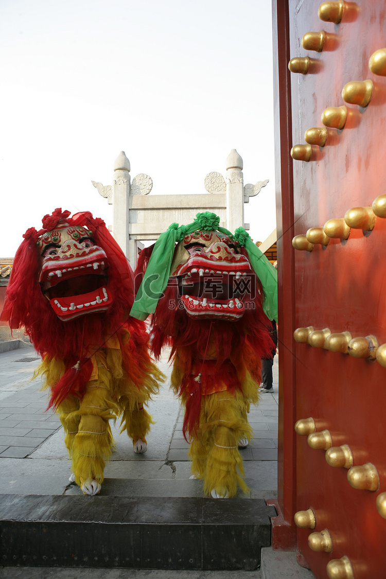 中国舞狮高清摄影大图-千库网