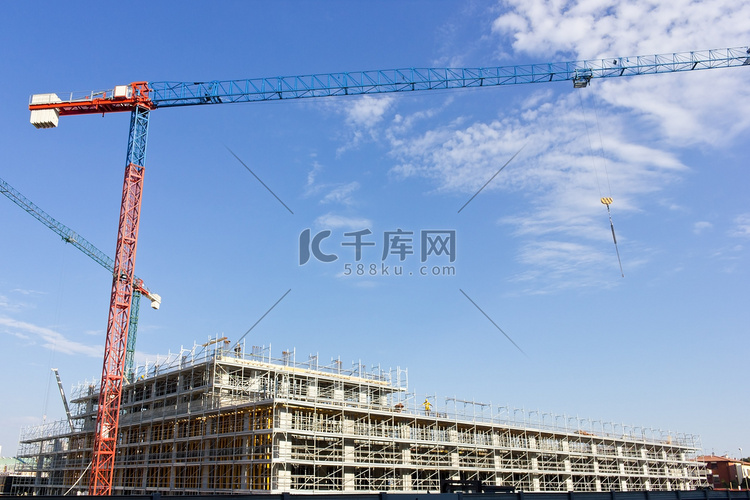 混凝土高层建筑高清摄影大图 千库网