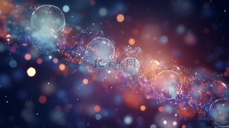 C4D彩色渐变生物分子结构背景18背景图片免费下载_海报banner/高清大图_千库网(图片编号6530065)