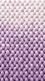 冬天紫色渐变质感毛线编织平铺底纹背景
