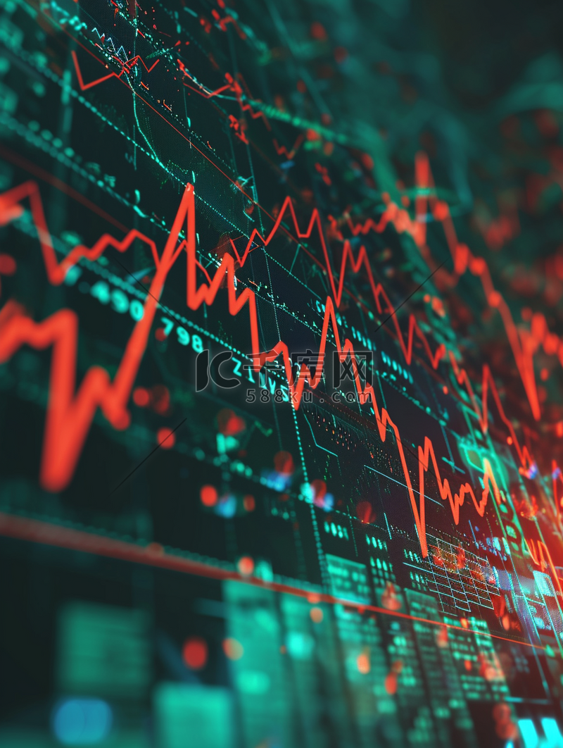 股票数据涨跌图表背景图片免费下载_/高清大图_千库网(图片编号6607979)