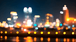 繁花上海夜景都市光影散焦虚焦光影设计图