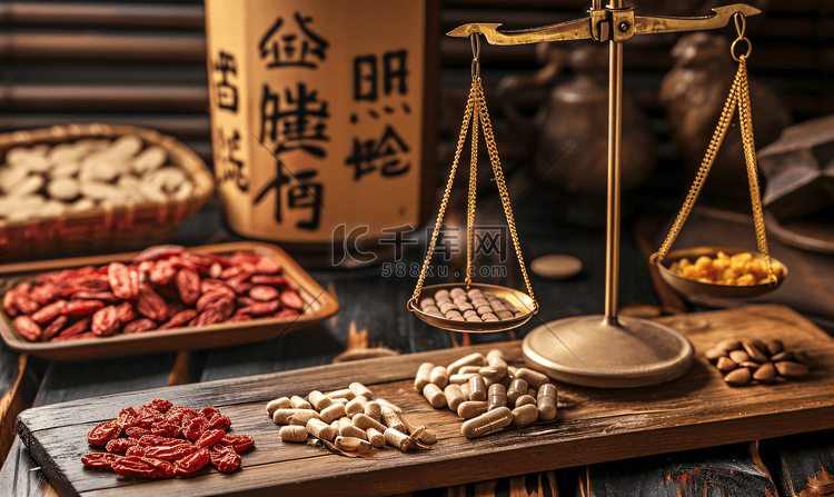 中医称重药材高清摄影大图-千库网