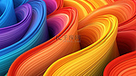 3d 渲染抽象彩虹背景