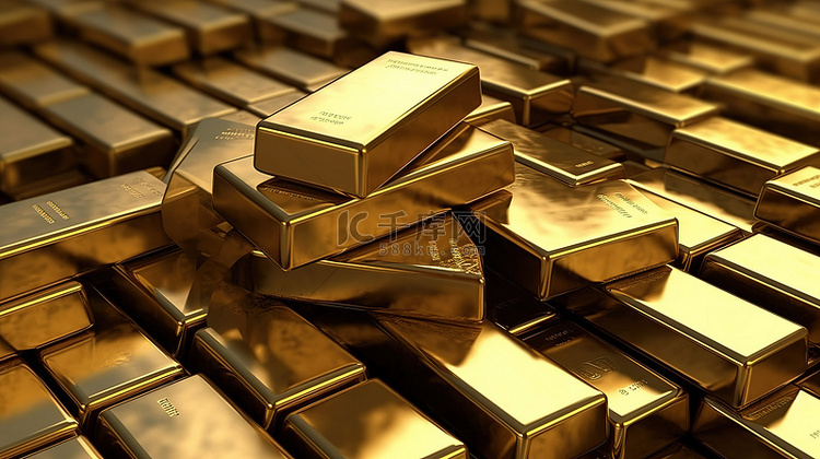 Gold Bars Millions 3d Rendering, 3d, Gold, Bars PNG Transparent Image ...