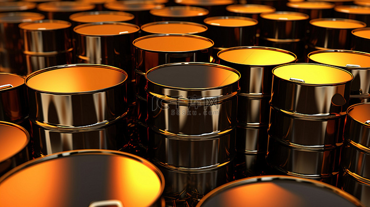 上升图表描绘了 3D 渲染中金属桶的发动机油和柴油价格上涨的概念背景图片免费下载_海报banner/高清大图_千库网(图片编号6952686)