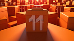 仅一天 1111 礼盒特卖令人惊叹的 3d 插图