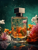 花卉植物香水特写摄影广告背景