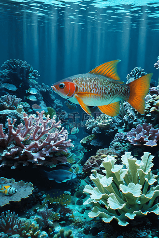 可爱的鱼儿在水里游动图图片2