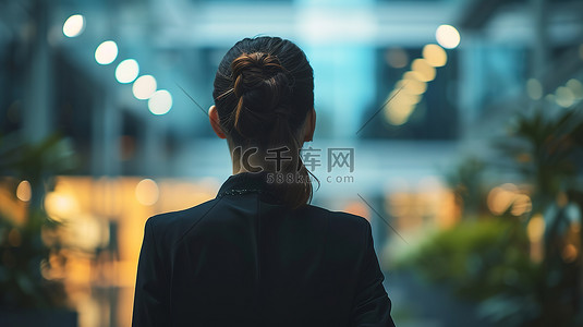 宠物背景墙摄影照片_商务人员背景摄影图3
