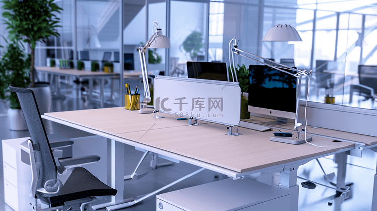 简约时尚温馨商务办公室电脑桌面的图片13背景图片免费下载_海报banner/高清大图_千库网(图片编号7172665)