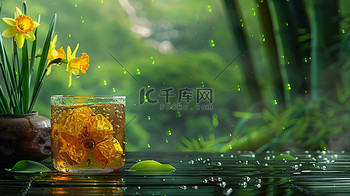 森林摄影图片图片素材森林竹子盆景茶水的摄影14高清图片
