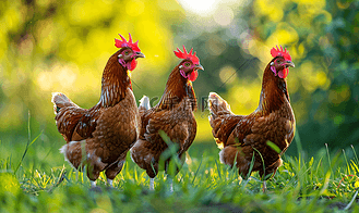 鸡造型图片素材_农村走地鸡养鸡