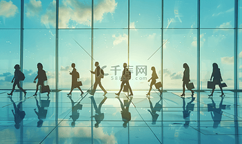 上班的人剪影图片免费下载-上班的人剪影素材模板-正版上班的人剪影图片大全-千库网