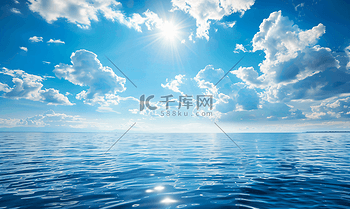海天一色自然风景