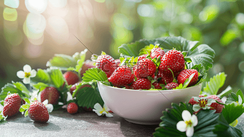 新鲜水果草莓摄影43
