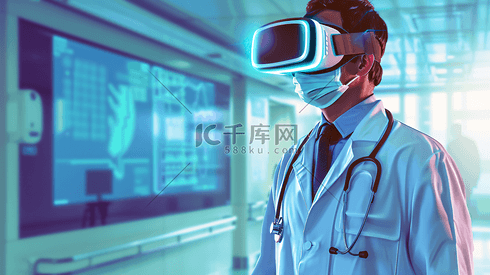 戴VR眼镜的医生9