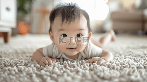 地毯上的婴儿摄影15