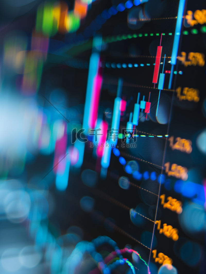 网站经济横幅金融股市图表背景图片免费下载-千库网