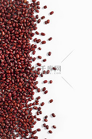 红豆粗粮白色图片