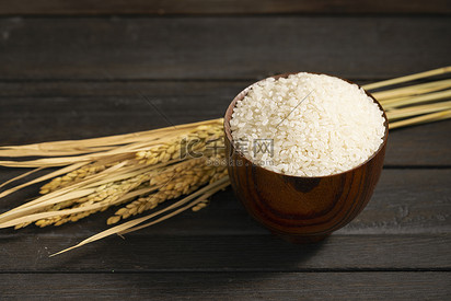 大米麦穗创意珍惜粮食
