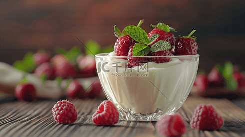 营养美味的酸奶摄影7