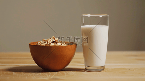 牛奶燕麦营养早餐摄影12