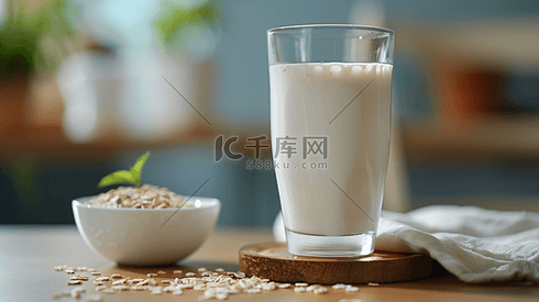 牛奶燕麦营养早餐摄影2
