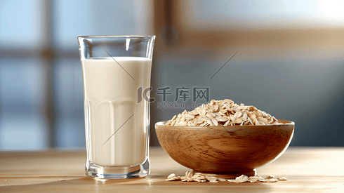 牛奶燕麦营养早餐摄影5
