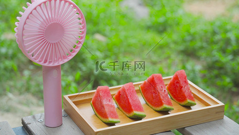 实拍夏日水果西瓜清凉夏日实拍