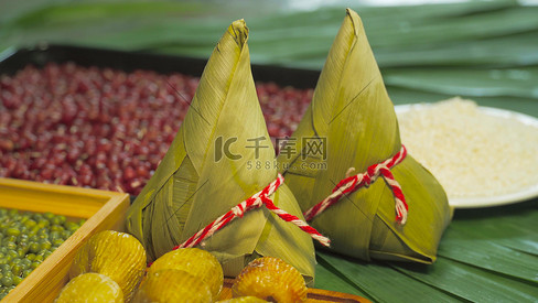 实拍粽子端午节节日美食传统节日