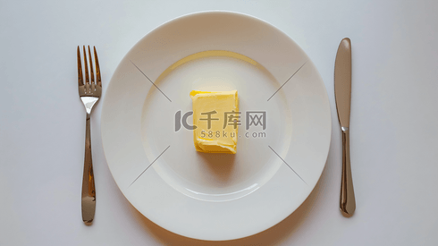 盘中的食材黄油摄影31