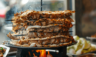 抄菜图片素材_传统土耳其烤肉串烧烤