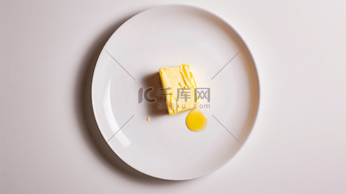 盘中的食材黄油摄影33