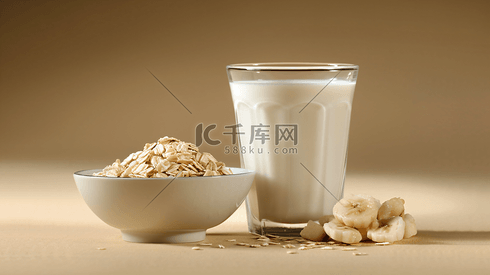 牛奶燕麦营养早餐摄影18