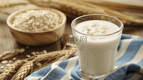 牛奶燕麦营养早餐摄影24