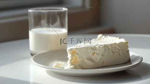 牛奶和芝士奶酪蛋糕4