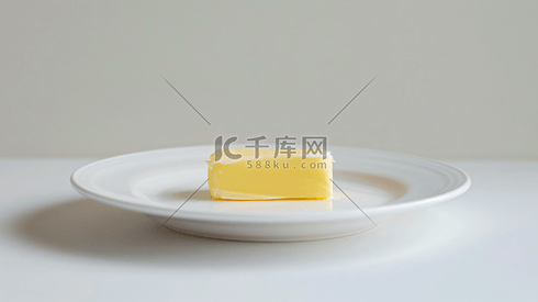 盘中的食材黄油摄影25