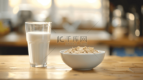 牛奶燕麦营养早餐摄影26