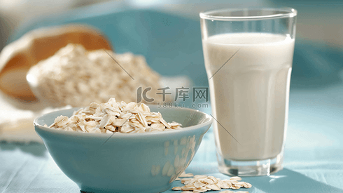 牛奶燕麦营养早餐摄影25