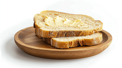 美味的黄油面包片摄影9