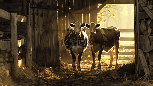 农场养殖的奶牛摄影20