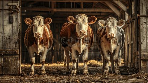 农场养殖的奶牛摄影13